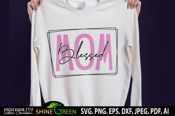 Blessed Mom SVG for Mother's Day: A Stitch Test
