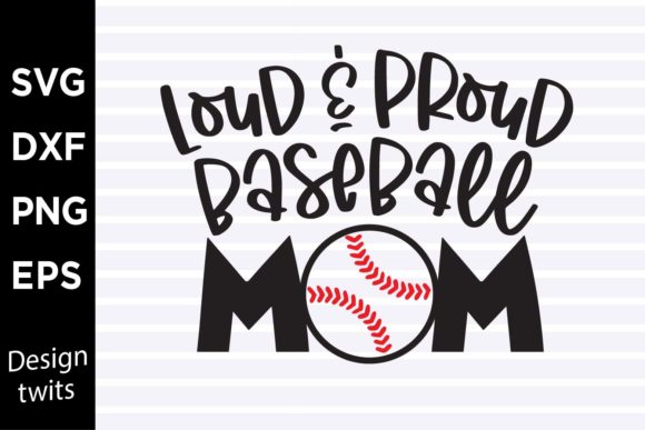 Loud and Proud Baseball Mom SVG Review