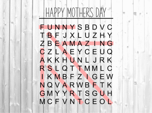Mother's Day Word Search SVG: An Embroidery Review